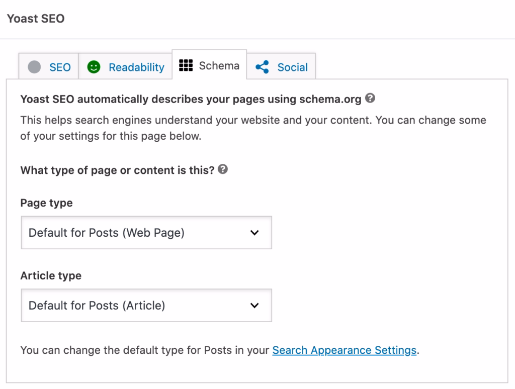 Via Yoast Schema Markup and Rich Snippets